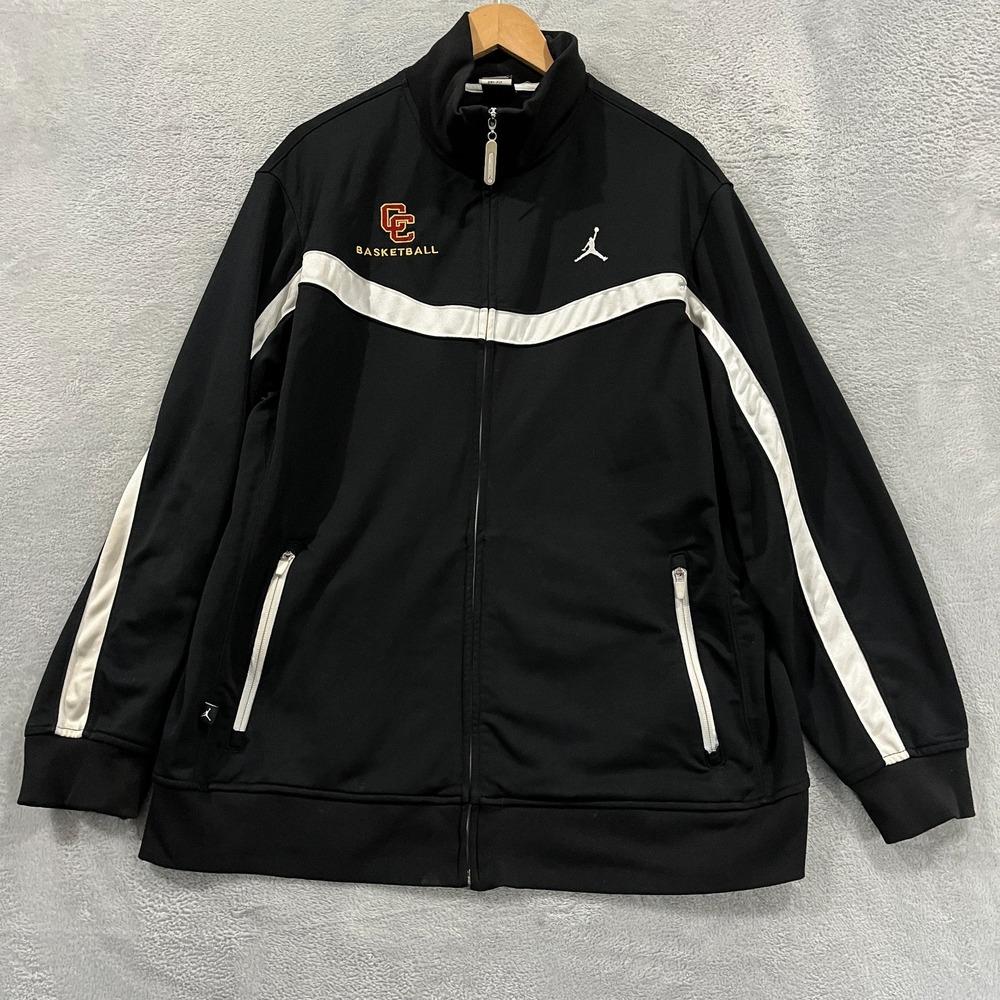Nike Air Jordan Track Jacket Mens Large Jumpman Colorado College Tigers Retro